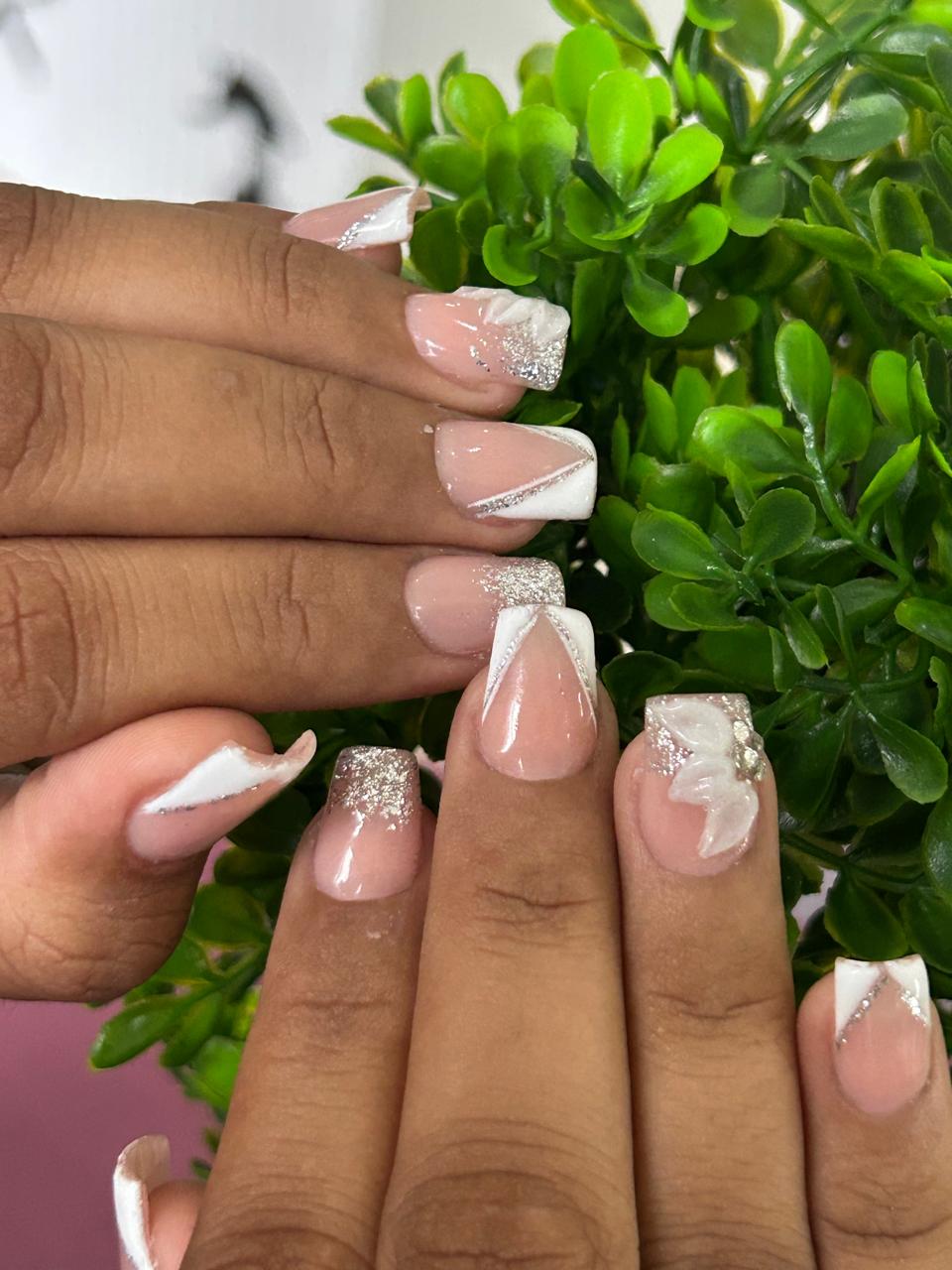 Nail art close-up